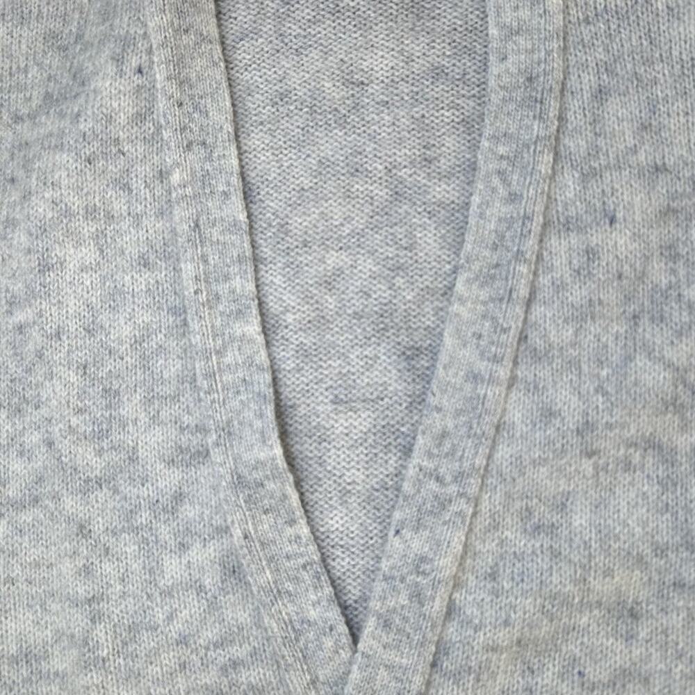 Vtg Robert Bruce Wool Sweater Vest Men's Size Large Gray Button Up Grandpacore - Picture 3 of 6